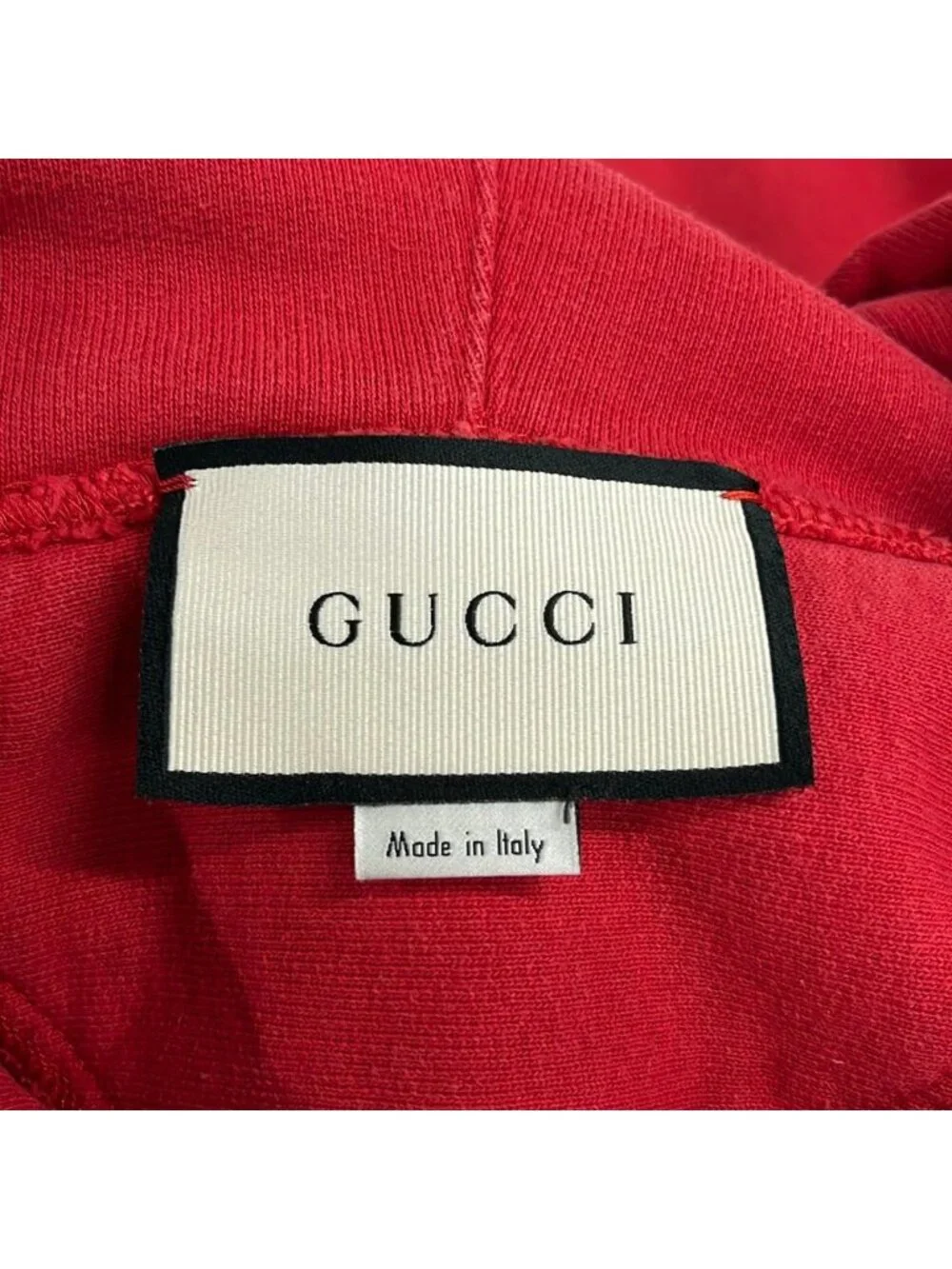 Gucci Hoodie Red Black XS